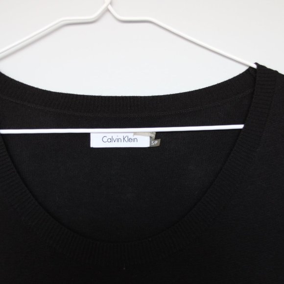 Calvin Klein Sweater Dress with loop fringe - Picture 7 of 10